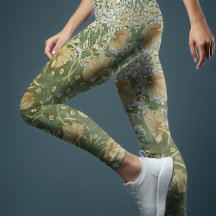 Pimpernel à deux tons jaune et vert William Morris