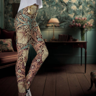 Leggings Pimpernel bicolore rose et bleu Morris