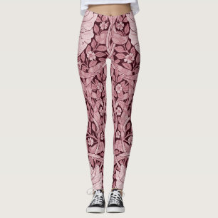 Leggings Pimpernel Maroon, William Morris