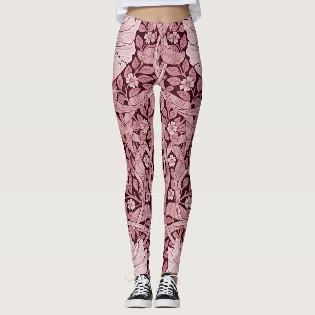 Leggings Pimpernel Maroon, William Morris (Devant)