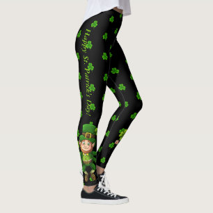Leggings Pincée Preuve Joyeux Happy St. Patrick's Day Clove