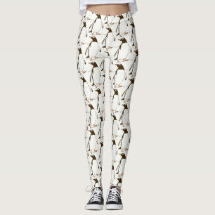 Leggings Pingouin Gentoo noir et blanc