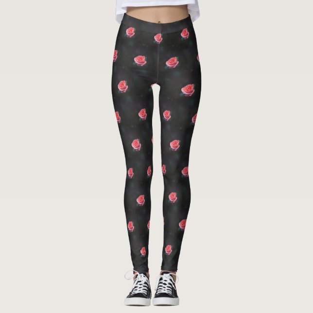 Leggings Pink Rose (Devant)