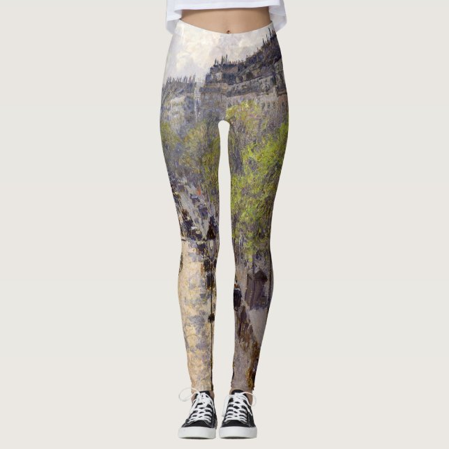 Leggings Pissarro - Boulevard Montmartre, Printemps (Devant)