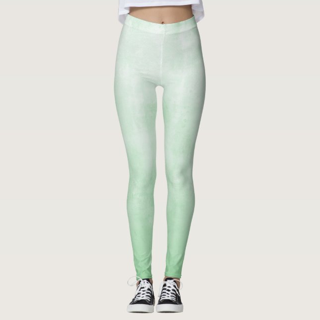 Leggings Pistachio Blanc rustique ombre (Devant)
