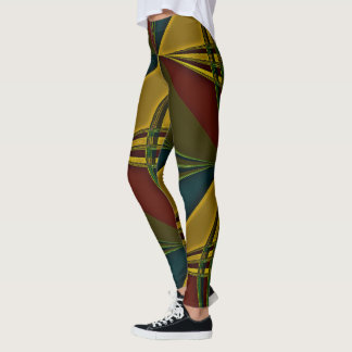 Leggings "pivots et colorés"