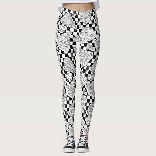 Leggings Pizzeria Pizzeria Pizzeria Chef femme en carton (Devant)
