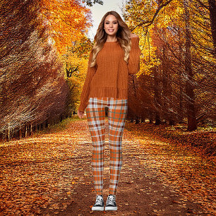 Leggings Plaid automne