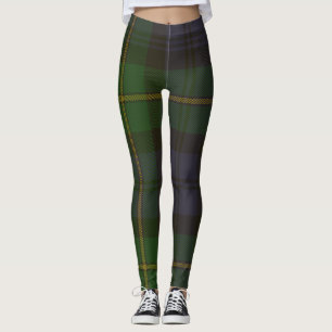 Leggings Plaid de clan de tartan de Gordon