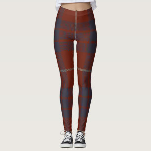 Leggings Plaid de clan de tartan de Hamilton