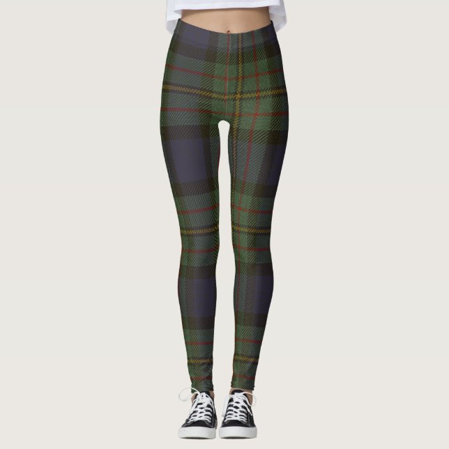 Leggings Plaid de clan de tartan de MacLaren (Devant)
