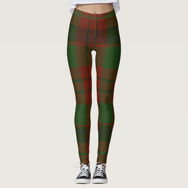 Leggings Plaid de clan de tartan de MacNicol (Devant)