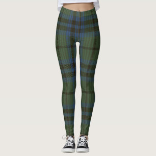 Leggings Plaid de clan de tartan de Marshall