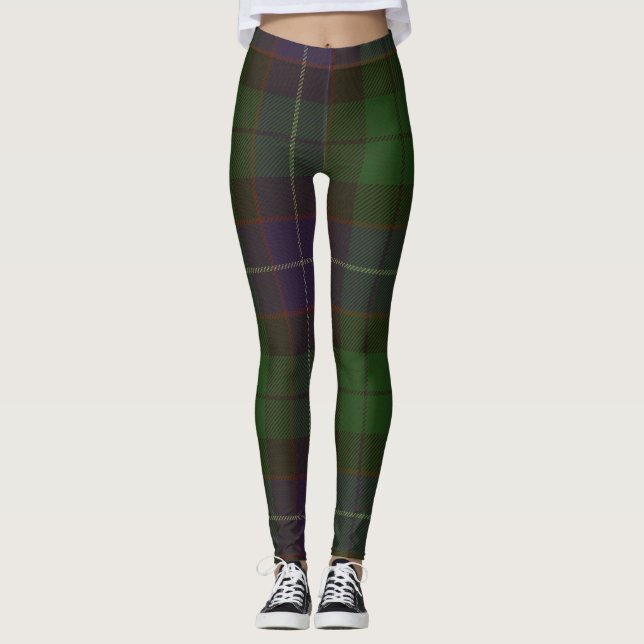 Leggings Plaid de clan de tartan de Mitchell (Devant)