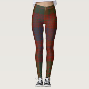 Leggings Plaid de clan de tartan de Ross