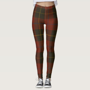Leggings Plaid de clan de tartan de Skinner
