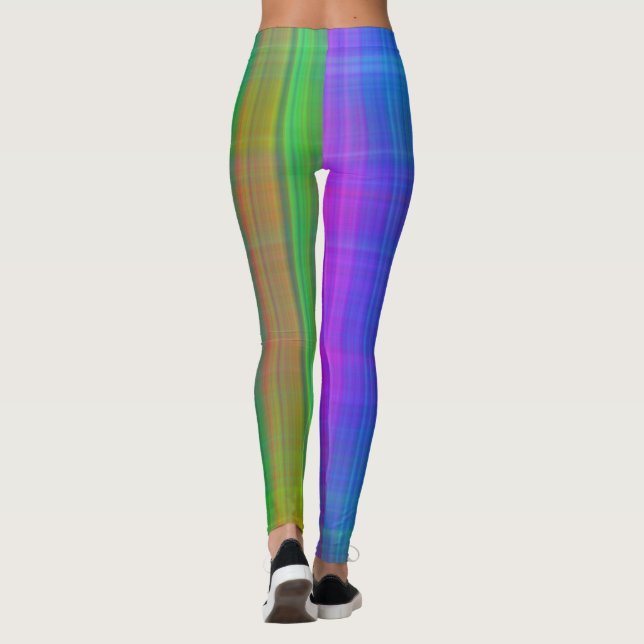 Leggings Plaid de Paisley (Dos)