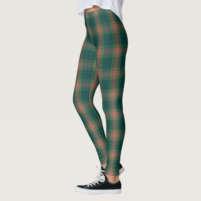 Leggings Plaid de tartan irlandais de Gallagher de clan (Gauche)