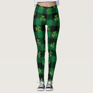 Leggings Plaid Shamrock brillant