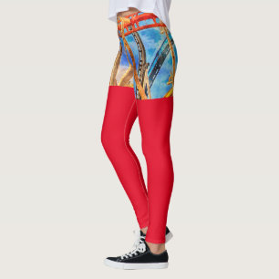 Leggings plaisir avec dessous de verre à rouleaux