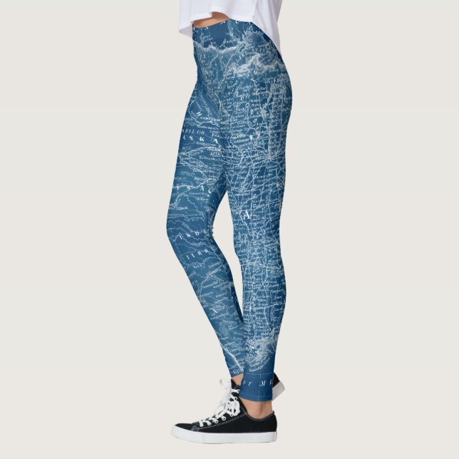 Leggings Plan directeur américain (Gauche)