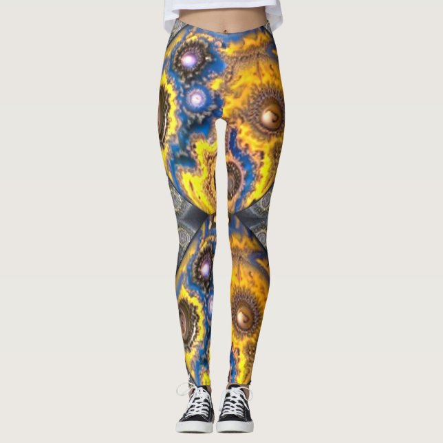 Leggings Planète et supernova (Devant)