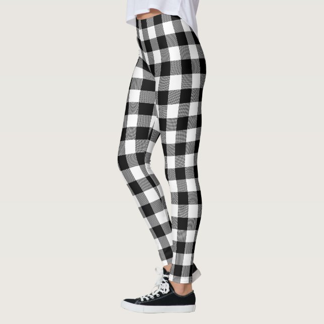 Leggings Plantation de buffles noirs et blancs (Gauche)