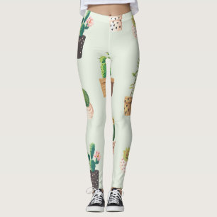 Leggings Plantes Cactus