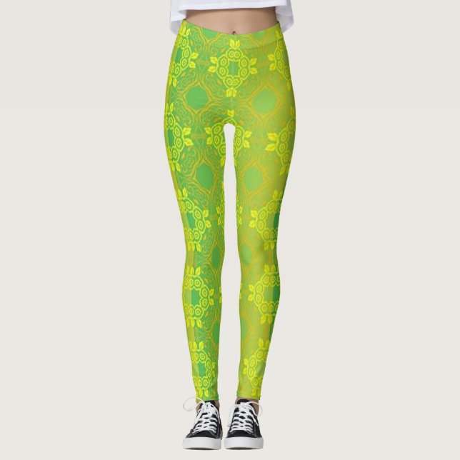 Leggings Plantes verts (Devant)