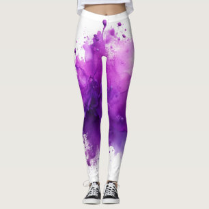 Leggings Plat pourpre