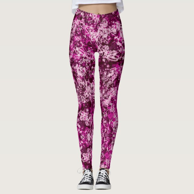 Leggings Plat pourpre (Devant)