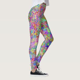 Leggings Plate-formes multicouleurs amusantes