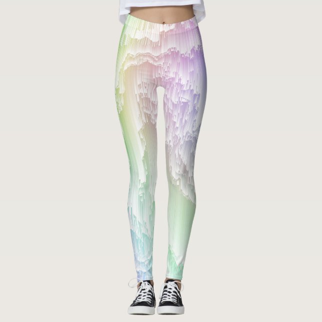 Leggings Pluie arc-en-ciel (Devant)