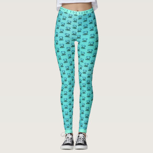 Leggings Plumes de paon pour le 52e anniversaire ou anniver