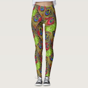 Leggings Plumes Paisley2