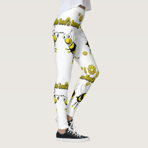 Leggings Plus petite, vous êtes les abeilles, les genoux et