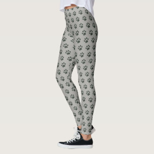 Leggings Poches de chien animal de compagnie gris