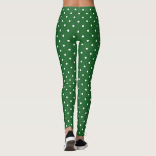 Leggings Point Polka Green WS
