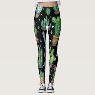 Leggings Points à main colorés : Vintage Abstrait