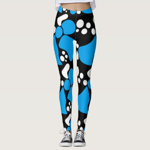 Leggings Points abstraits sans couture taches cercles moder