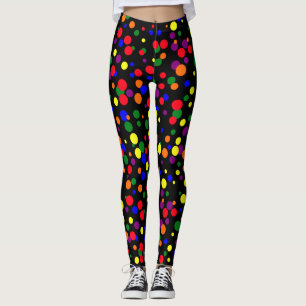 Leggings Points aléatoires Couleurs de la fierté Motif Legg