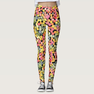 Leggings Points d'aquarelle colorés Abstraits