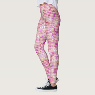 Leggings Points Disco Roses