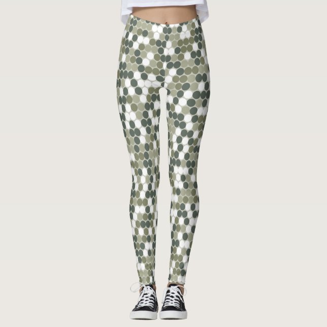 Leggings Points verts (Devant)