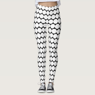 Leggings POIS BLANCS, HALLOWEEN LEGINGS Black