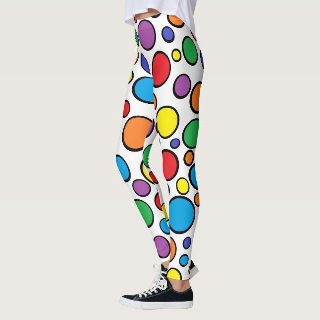 Leggings Pois coloré (Gauche)