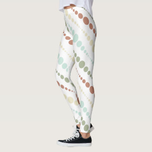 Leggings Pois de tons pastel