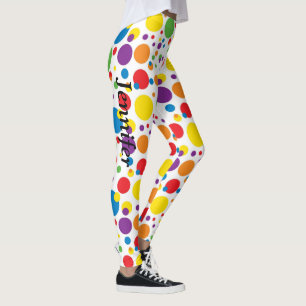 Leggings Pois JETONS VOTRE NOM FEMMES Pantalons personnalis