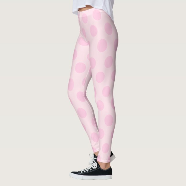 Leggings Pois roses (Gauche)