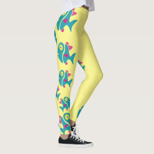 Leggings Poisson chic amusant